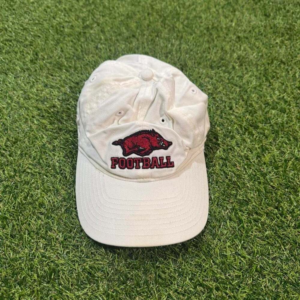 Vintage adidas arkansas razorbacks white